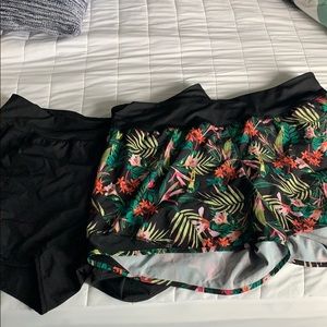 2 old navy active go dry shorts with liner